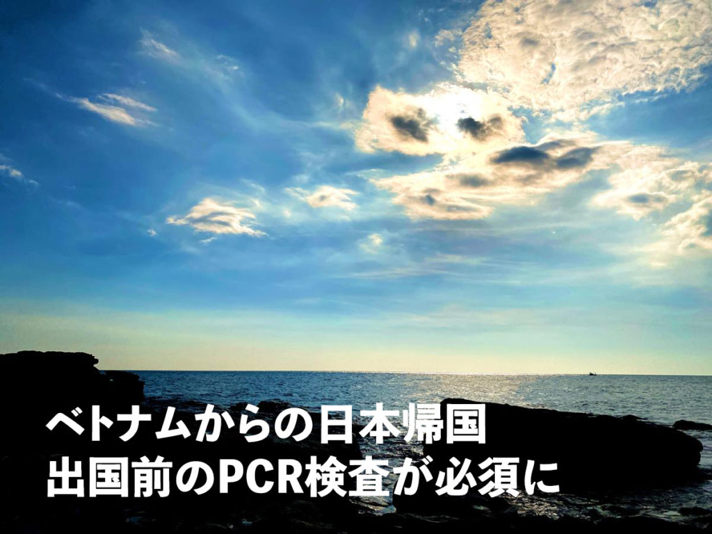 ベトナムから日本帰国コロナPCR検査